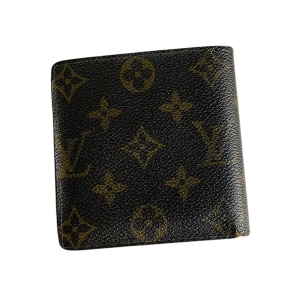 Vintage Louis Vuitton Monogram Bifold Men's Wallet Brown - Picture 2 of 10